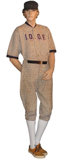 old fashioned baseball uniforms